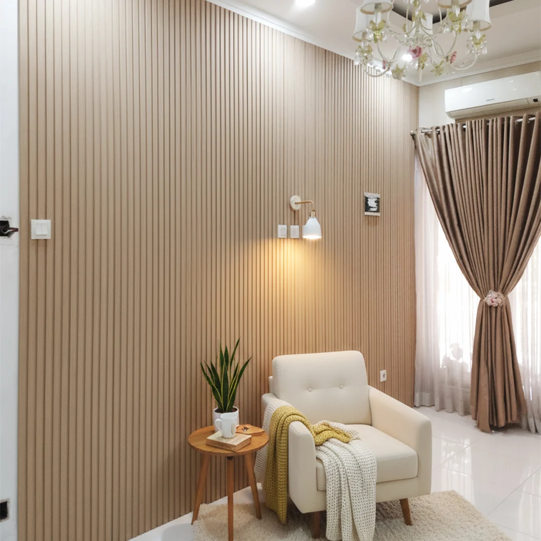 3. TIPE A-NATURAL BEECH-TERPASANG wall panel tipe a