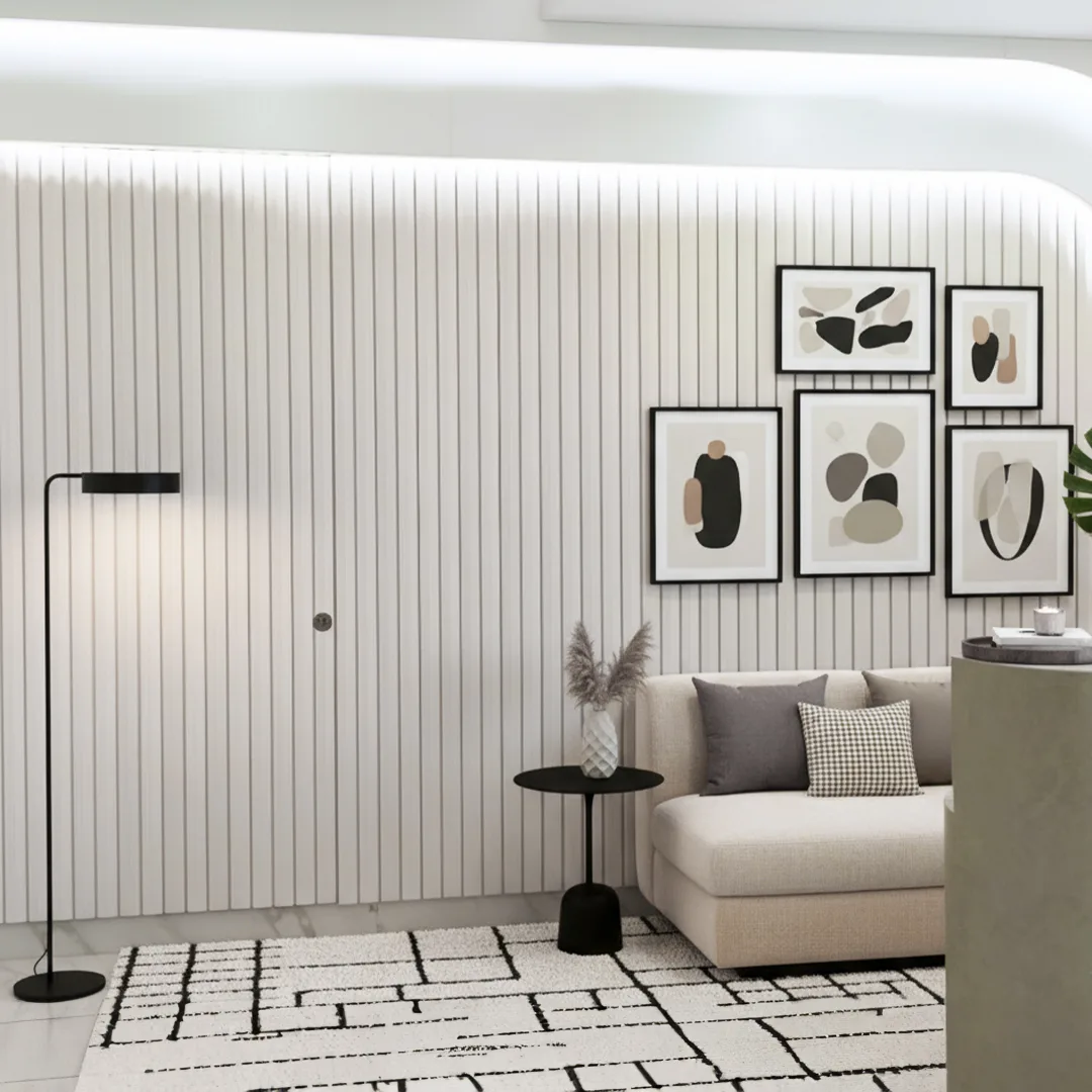 3. TIPE D-IVORY ASH-TERPASANG wall panel tipe d