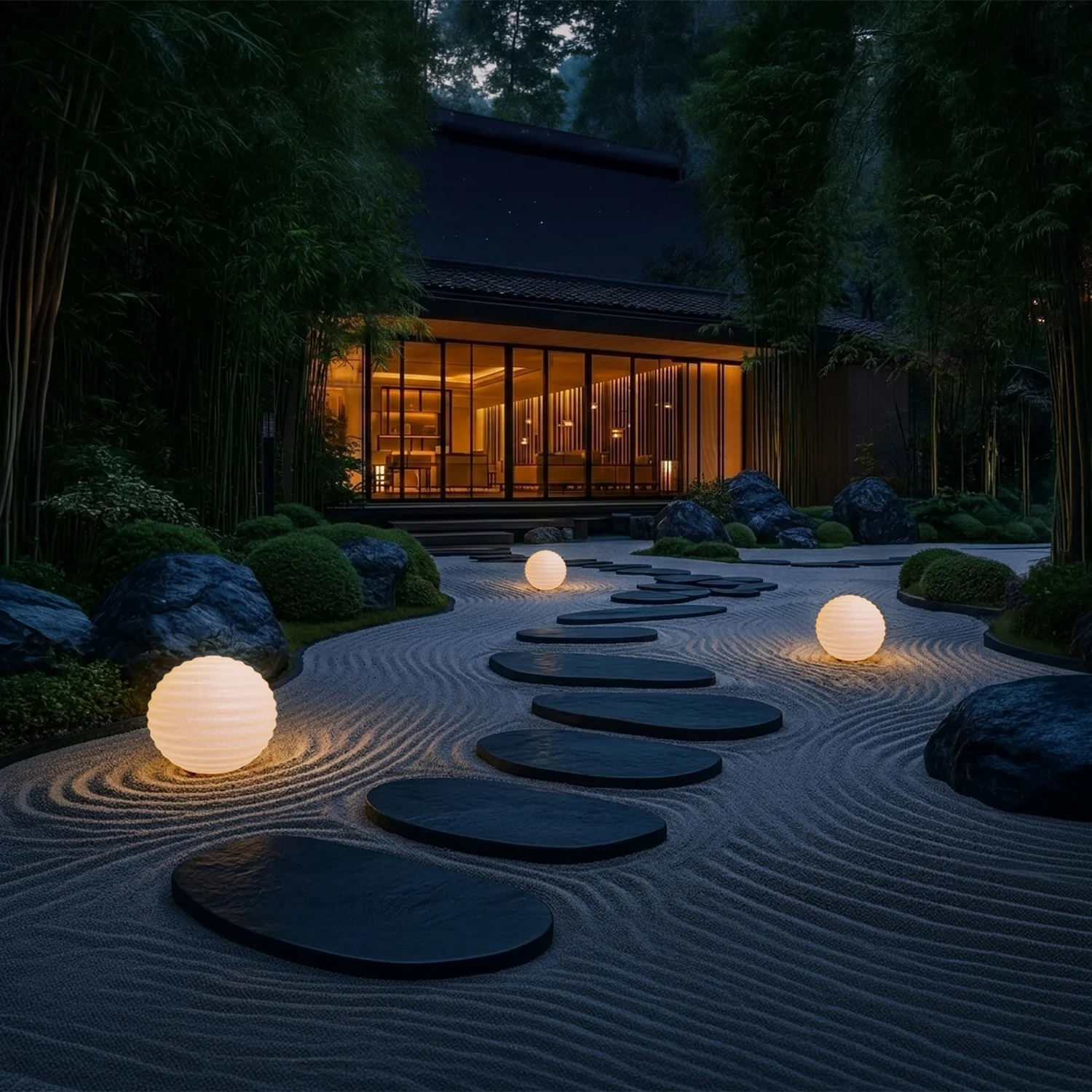 PF-2-Luna lampu dekoratif pencahayaan outdoor